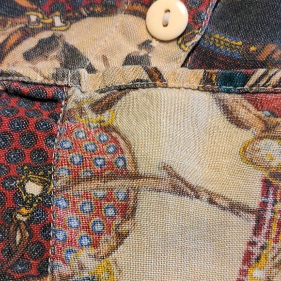 ‎Solutions vintage equestrian shirt size M - Picture 7 of 7